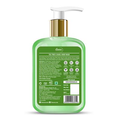 Stbotanica Tea Tree & Basil Hand Wash, No Parabens, Sls, With Shea Butter 250 ml - Soaps