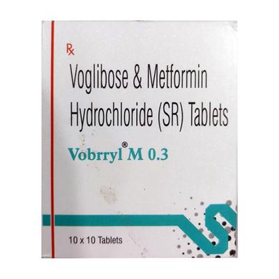 VOBRRYL M 0.3mg Tablet 10's - Diabetes-Ant