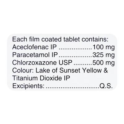 Hifenac MR Tablet 10'S - Muscle Cramps/Spasticity-Mus