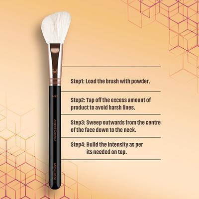 Miss Claire M23 - Angled Contour Brush (Rose Gold) 1's - Face Brush