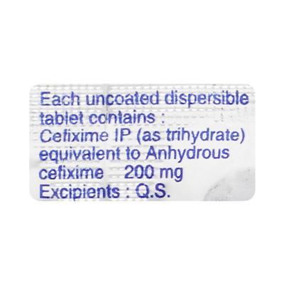 Ceftas 200mg Tablet 10'S - Bacterial Infections-Cep