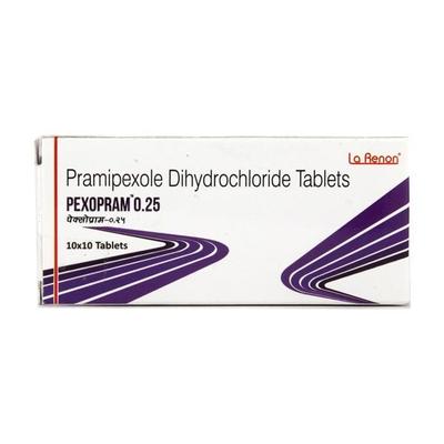 Pexopram 0.25mg Tablet 10'S - Parkinsonism-Apd