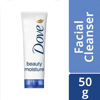 Dove Beauty Moisture Facial Cleansing Foam Beauty Serum 50gm - Face Washes