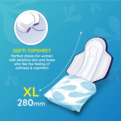 Bella Classic Comfort Breathable Softi Maxi Sanitary Pads 2's (Sample) - Sanitary Napkins