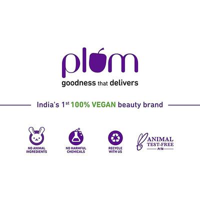 Plum Niacinamide 5% Face Serum With Rice Water Amino Acid Complex Clears Blemishes Improves Skin Texture 30ml - Face Serum