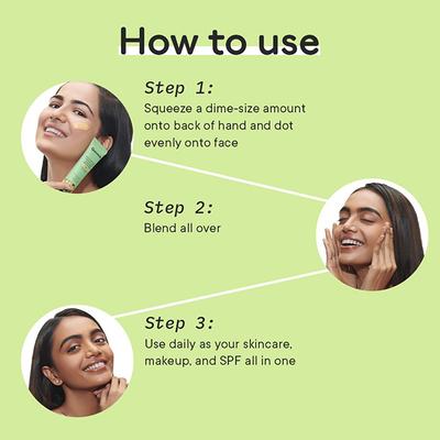 Quench Botanics Bravocado Daily Defense Tinted Sunscreen SPF 50 PA+++ (Light) 50 ml - Face Sunscreen