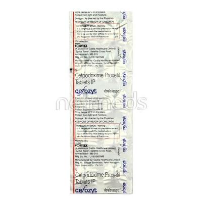 Cefozyt Tablet 10'S - Bacterial Infections-Cep