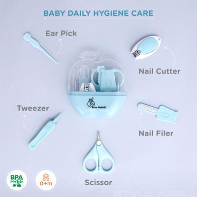 R for Rabbit Stylo Teddy Baby Manicure Set - Blue 1's - Manicure & Pedicure Kits