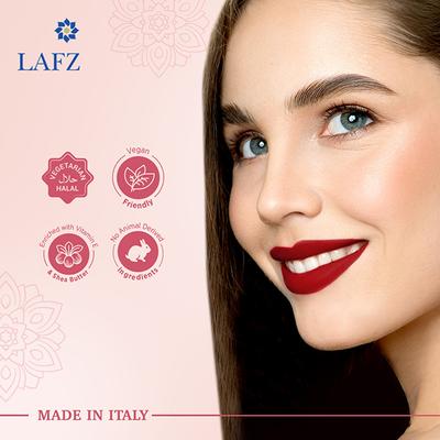 Lafz Velvet Matte Lipstick, Vintage Red 4.5 gm - Lipsticks