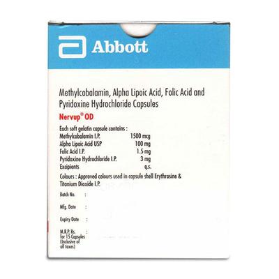 NERVUP OD Capsule 15's - Supplements-Vam