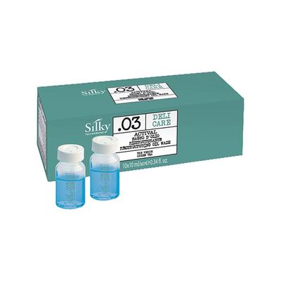Silky Technobasics .03 Deli Care Actival Restructuring Oil Wash (10ml/10Pcs) 10's - Hair Treatment