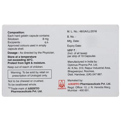 Prostagard 8mg Capsule 10'S - Bladder And Prostate Disorders-Dru