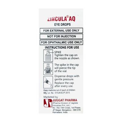 ZINCULA AQ Eye Drops 10ml - Dry Eye-Olt