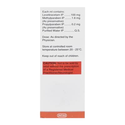 Levera Solution 100ml - Epilepsy/Convulsion-Ant