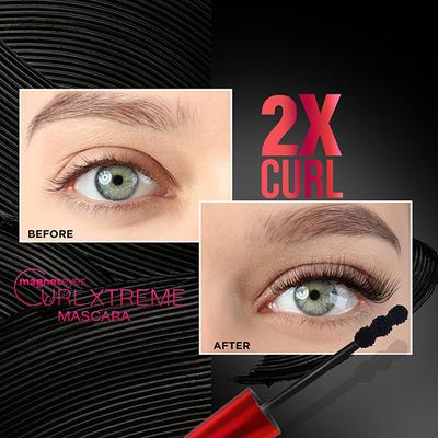 Faces Canada Magneteyes Curl Xtreme Mascara Waterproof upto 2X Curls Lashes - Jojoba oil with Vitamin E 8ml - Mascaras