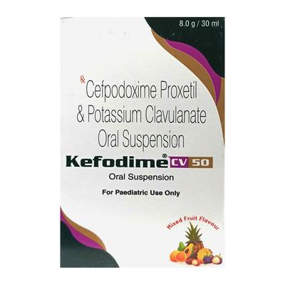 KEFODIME CV 50 Mixed Fruit Flavour Oral Suspension 30ml - Bacterial Infections-Cep