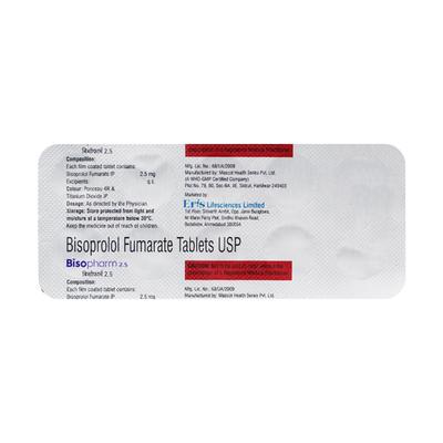 BISOPHARM 2.5 Tablet 10's - Hypertension-Bet