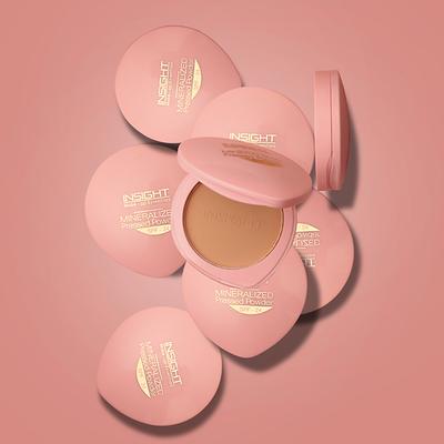 Insight Cosmetics Mineralized Pressed Powder SPF-24- MN35 9 gm - Compact Powder