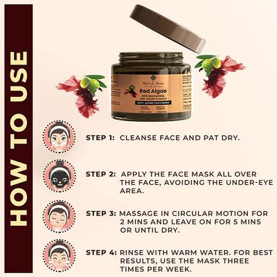 Teal & Terra Red Algae Anti - Aging Face Mask 100 gm - Face Packs