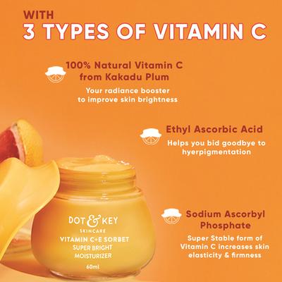 Dot & Key Vitamin C + E Super Bright Moisturizer 60 ml - Face Moisturizers