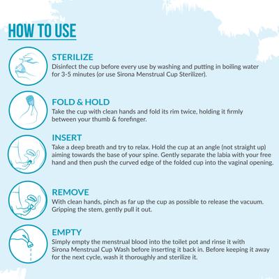 Sirona Reusable Menstrual Cup- (Small) - Menstrual Cups