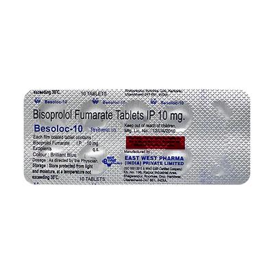 Besoloc 10mg Tablet 10'S - Hypertension-Bet