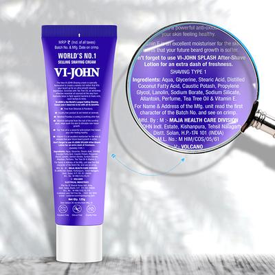 Vi-John Zesty Breeze Shaving Foam - Lime & Lemon - Pack of 2 x 300 gm - Shaving Foams