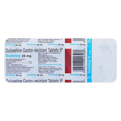 DULOTAG 20mg Tablet 10's - Depression-Ant