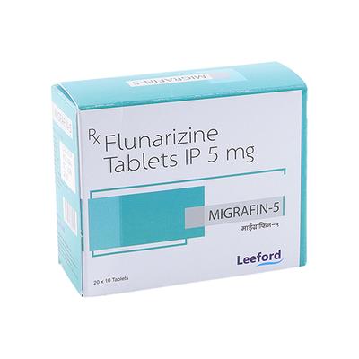 MIGRAFIN 5 Tablet 10's - Migraine
