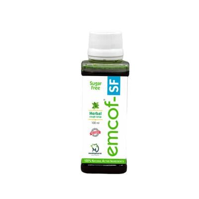 Emcof-SF Herbal Cough Syrup 100 ml - Cough Syrup