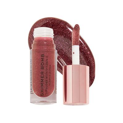 Revolution Shimmer Bomb Lustre Brown 4.5 ml - Lip Glosses