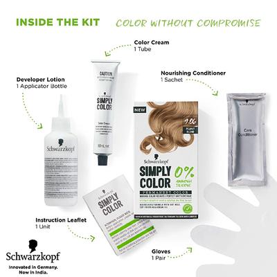 Schwarzkopf Simply Color Permanent Hair Colour 9.06 Peanut Blonde 142.5 ml - Crème