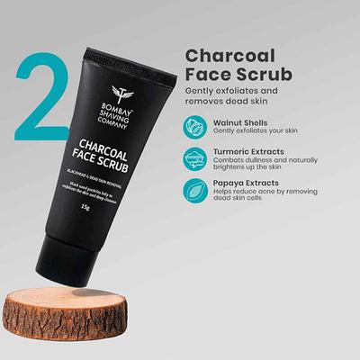 Bombay Shaving Company Activated Charcoal Mini Facial Starter Kit 1's - Facial Kits