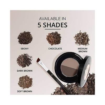 Anastasia Beverly Hills Brow Powder Duo- Granite 1.6 gm - Eyebrow Pencils & Enhancers