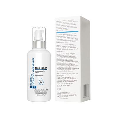 Fixderma Cosmetic Laboratories Face Toner reduces inflammation, controls oil production 100ml - Toners
