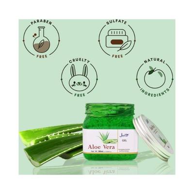Jeva Aloevera Gel for Young Radiant Skin and Hair 380 ml - Face Gels