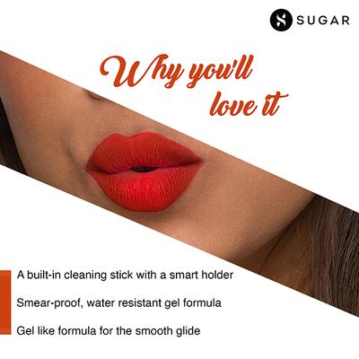 SUGAR Cosmetics Lipping On The Edge Lip Liner - 06 Tangerine Queen 1.2 gm - Lipsticks