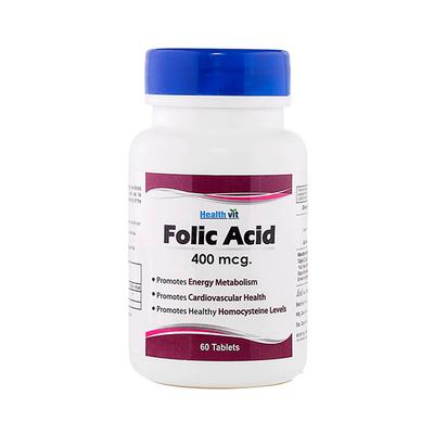 Healthvit Folic Acid 400mcg- Tablets 60's - General Health