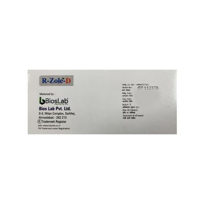 R ZOLE D Tablet 10's - Ulcer/Reflux/Flatulence-Aaa