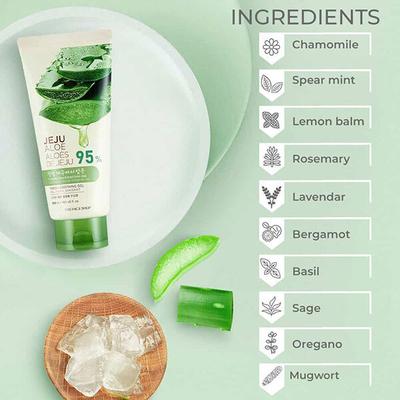 The Face Shop Jeju Aloe Fresh Soothing Gel Tube 300 Ml - Face Gels