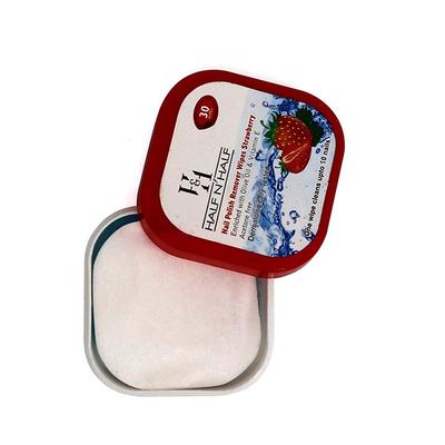 Half N Half Nail Polish Remover Wipes, Strawberry Enriched with Olive Oil & Vitamin E 1's - Nail Polish Remover