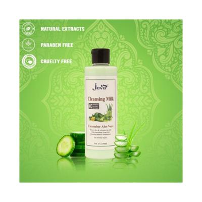 Jeva Cucumber Aloevera Cleansing Milk 210 ml - Make Up Removers