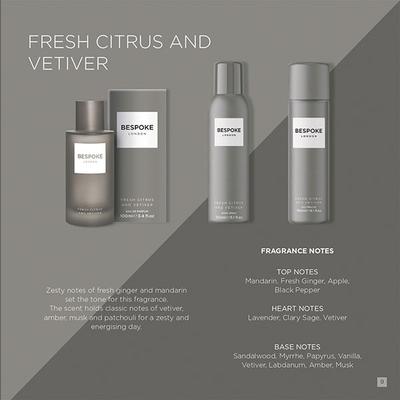 BESPOKE London Fresh Citrus and Vetiver Eau De Parfum 100 ml - Men Perfumes (Edt/Edp)