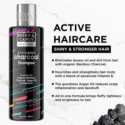 Bryan & Candy Charcoal Shampoo 200 ml - Shampoos