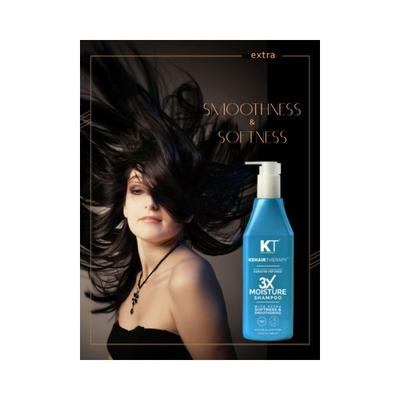 Kt Professional 3X Moisture Shampoo with Active Ingredients Keratin 1000 ml - Shampoos
