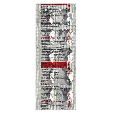VONARIL MD Tablet 10's - Vomitting/Emesis-Ant
