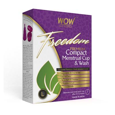 WOW Skin Science F&G Freedom Reusable Menstrual Cup & Wash - Large (Post Childbirth) 1's - Menstrual Cups