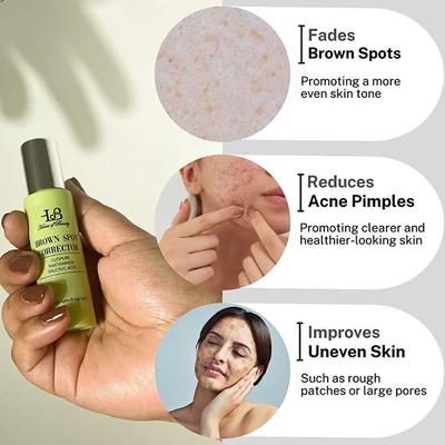 House of Beauty Brown Spot Corrector For Uneven Skin, Melasma, Acne with Salicylic, Niacin 15ml - Bb & Cc Creams