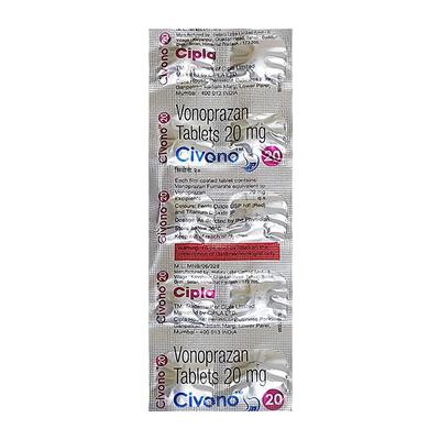 CIVONO 20 Tablet 10's - General-P