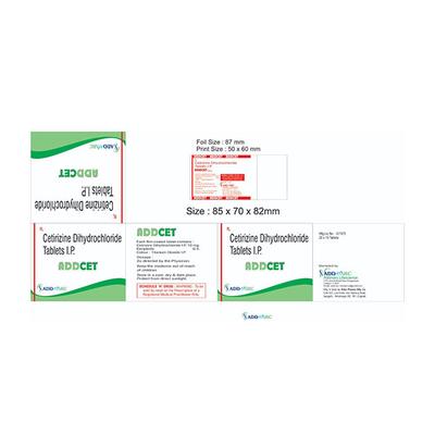 ADDCET Tablet 15's - Allergies-Ant